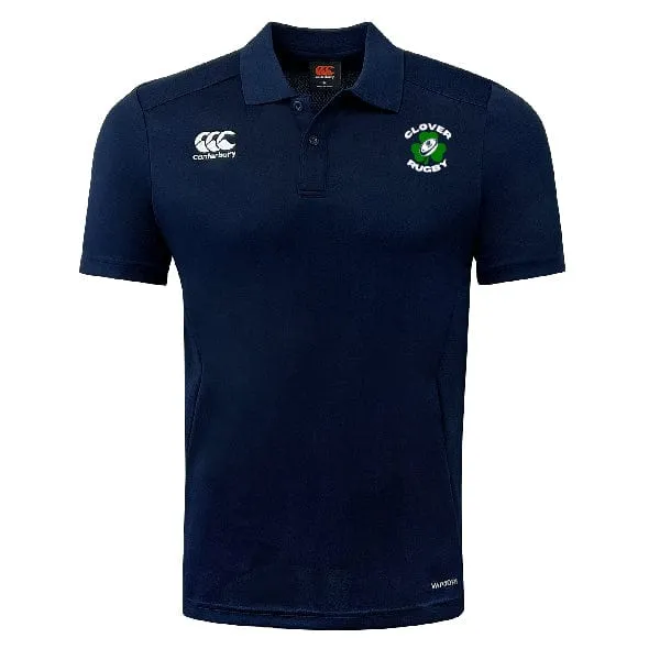 Clover Blue Eagles Rugby Club Dry Polo by Canterbury