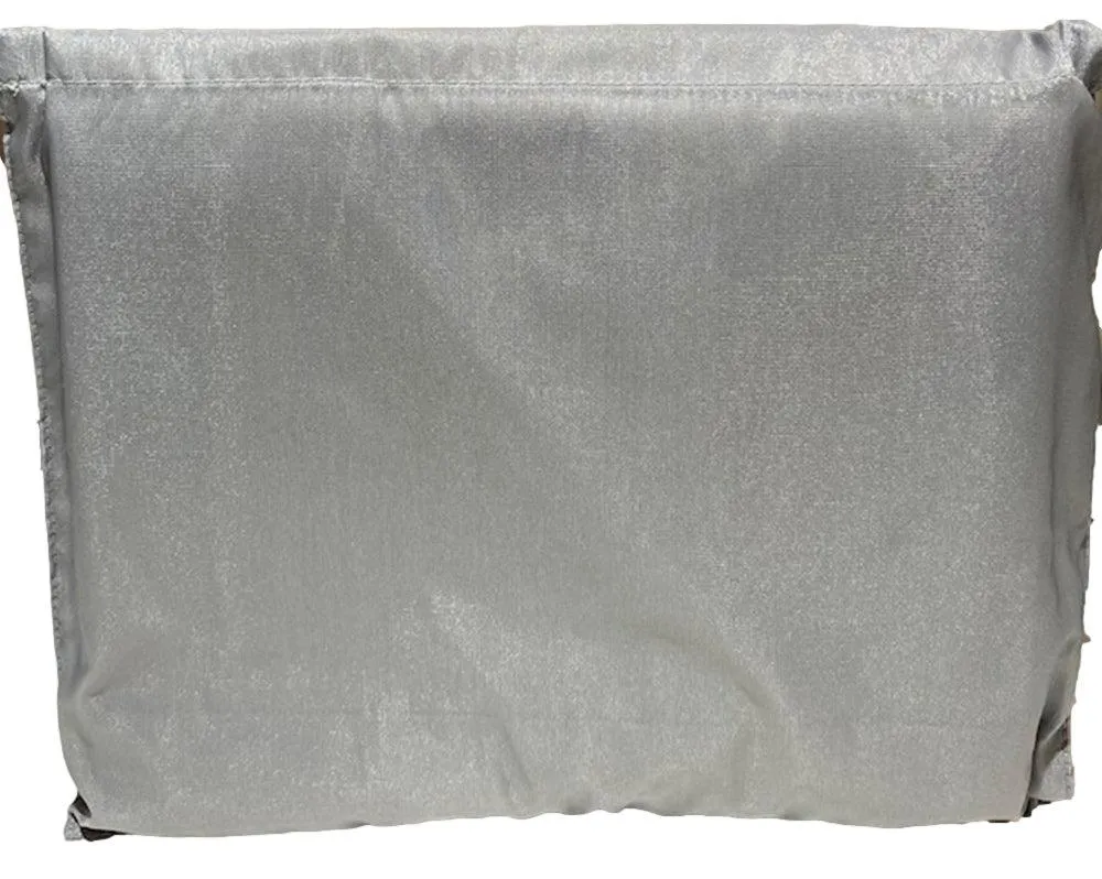 Iridescent Packable Cowl Neck Rain Poncho