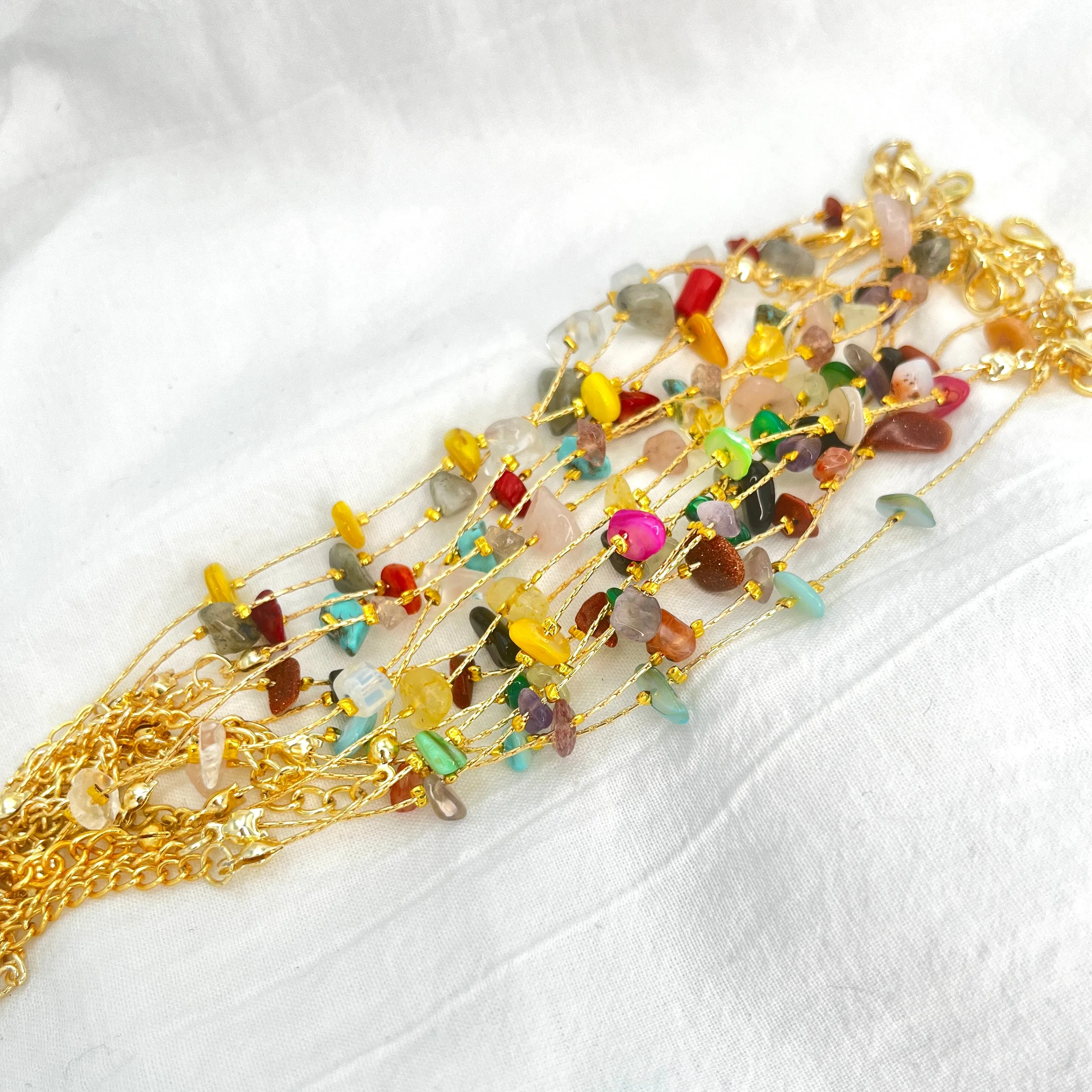 Natural Stone Adjustable Bracelet –Stylish & Thoughtful Gift